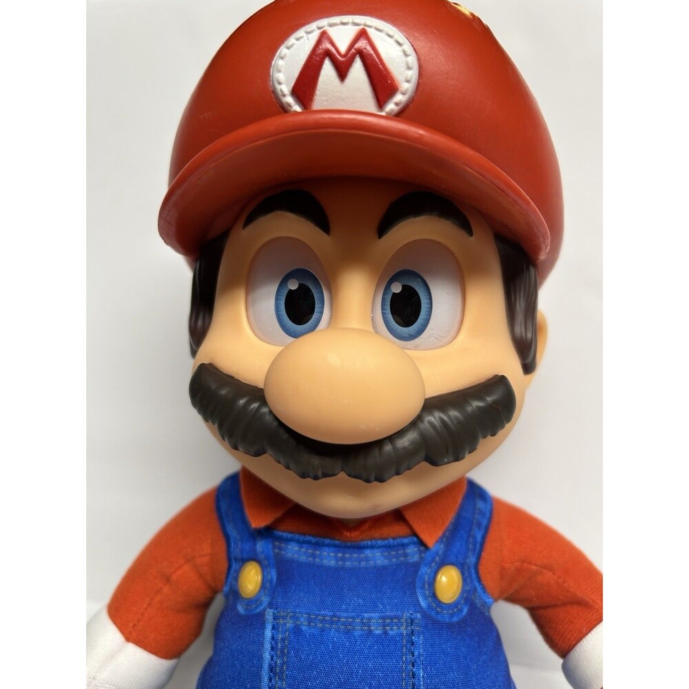 The Super Mario Bros Movie Poseable Plush Figure Jakks Pacific Nintendo In Hand - Picture 2 of 9